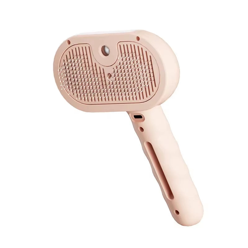 Luxury Pet Clean Steam Spray Grooming Brush for Dogs - Unique Chemical-Free Fur Care Tool
