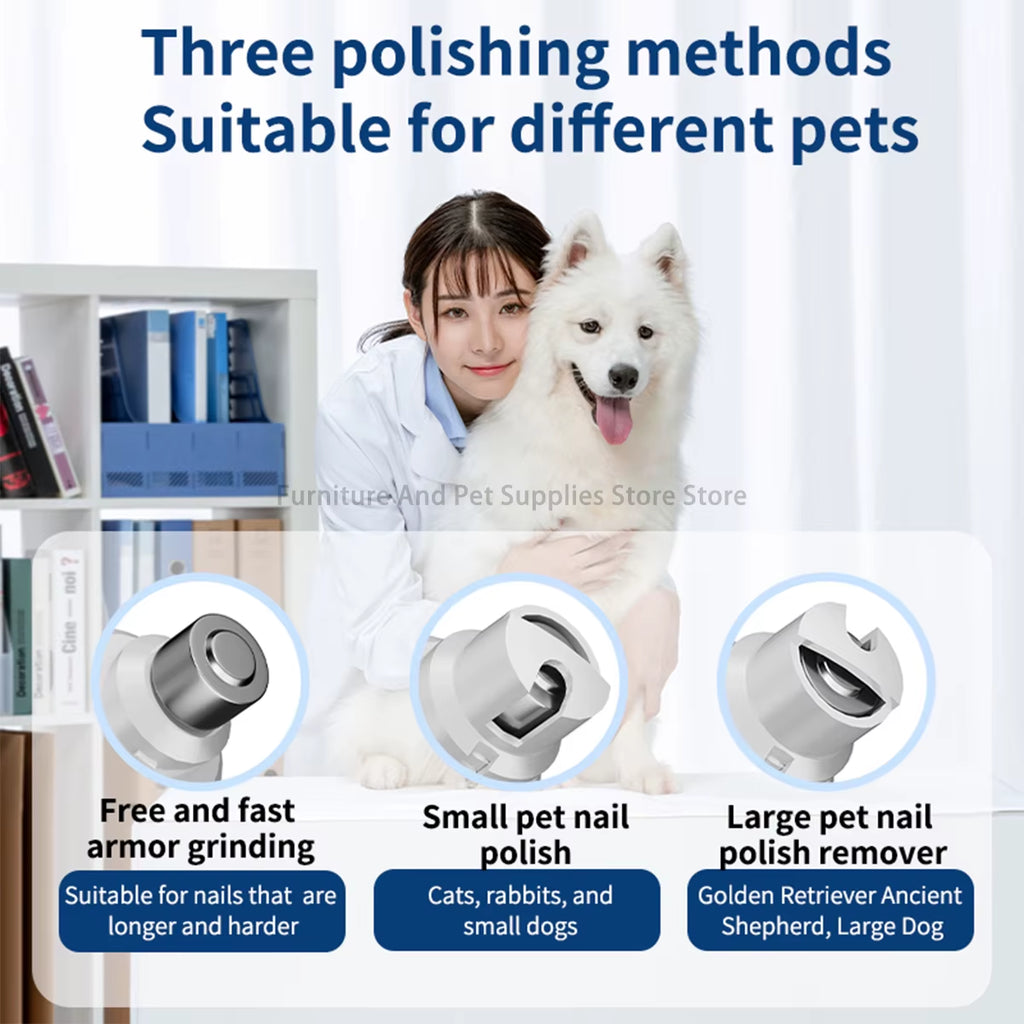 2-in-1 Pet Paw Trimmer and Nail Grinder