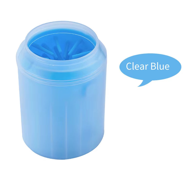 Effortless Outdoor Paw Cleaning: Portable Silicone Dog Paw Washer with Combs