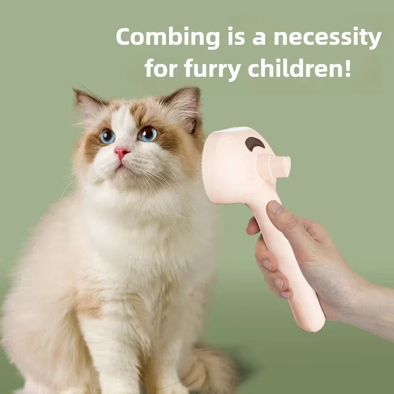 Luxury Pet Clean Steam Spray Grooming Brush for Dogs - Unique Chemical-Free Fur Care Tool