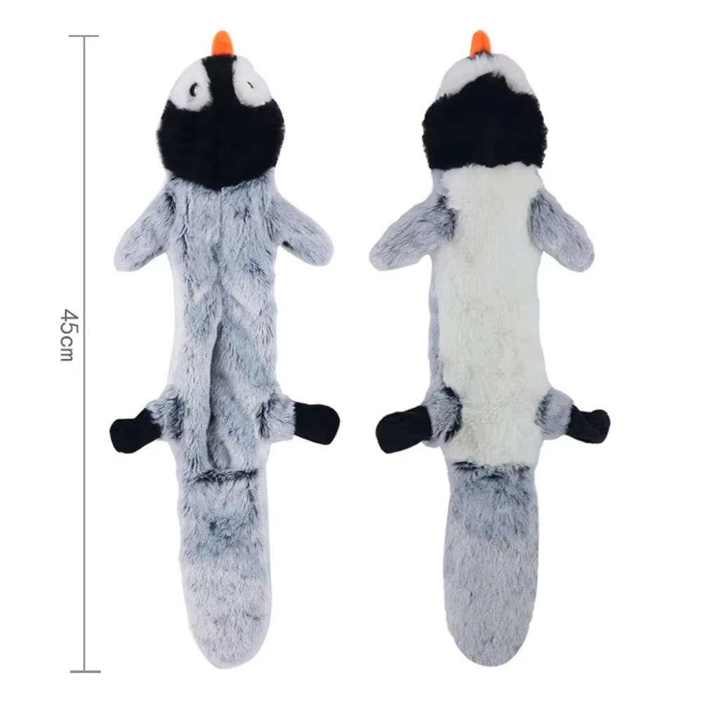 No-Stuffing Squeaky Plush Dog Toy