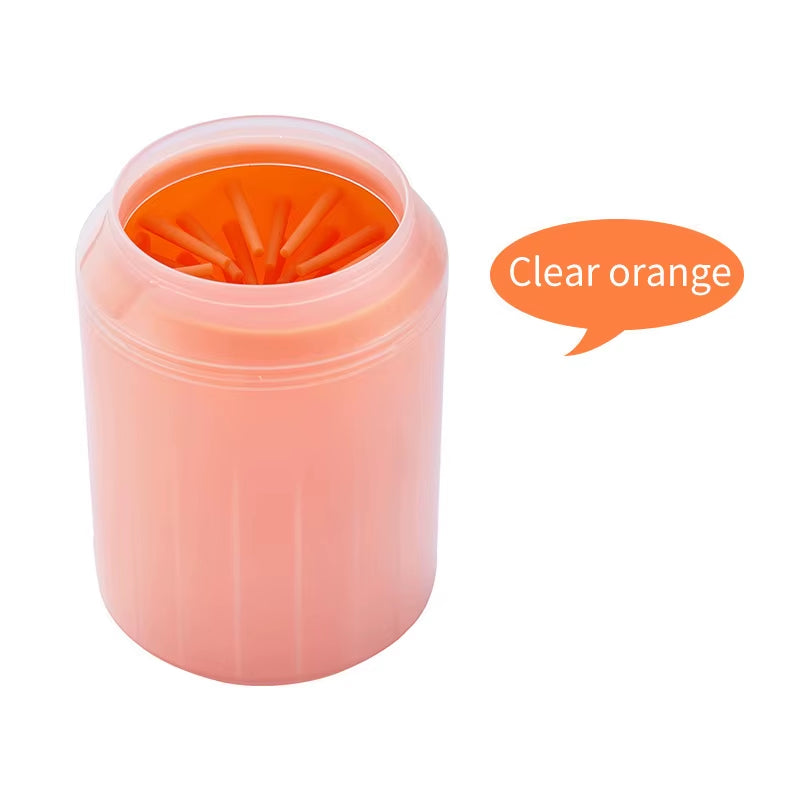 Effortless Outdoor Paw Cleaning: Portable Silicone Dog Paw Washer with Combs