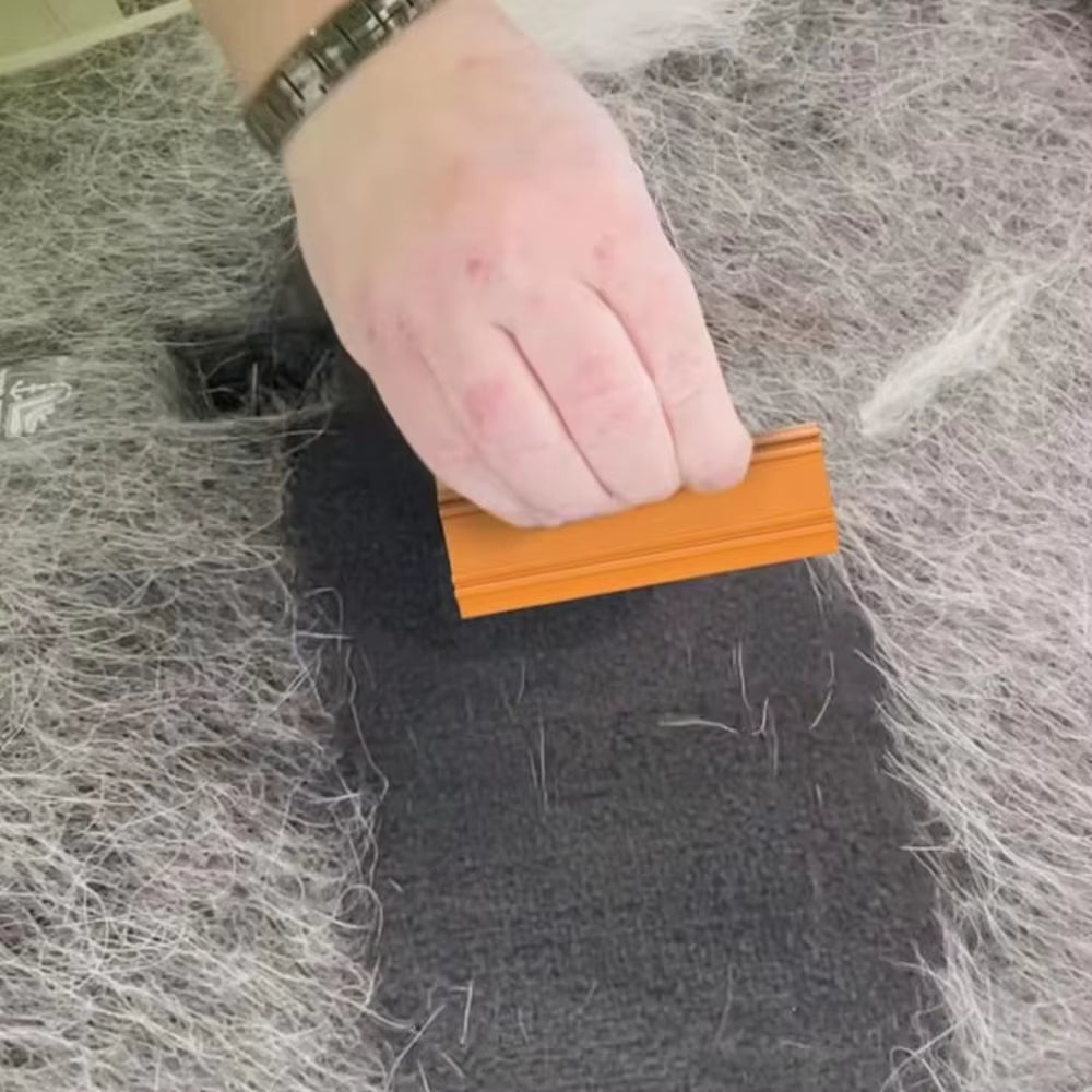 Pet Hair Scraper for Couch, Carpet and Car