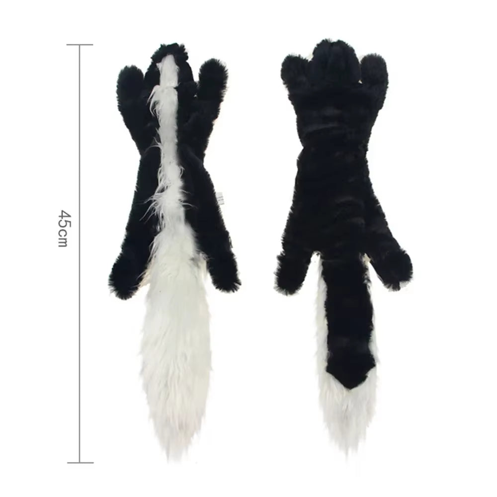 No-Stuffing Squeaky Plush Dog Toy