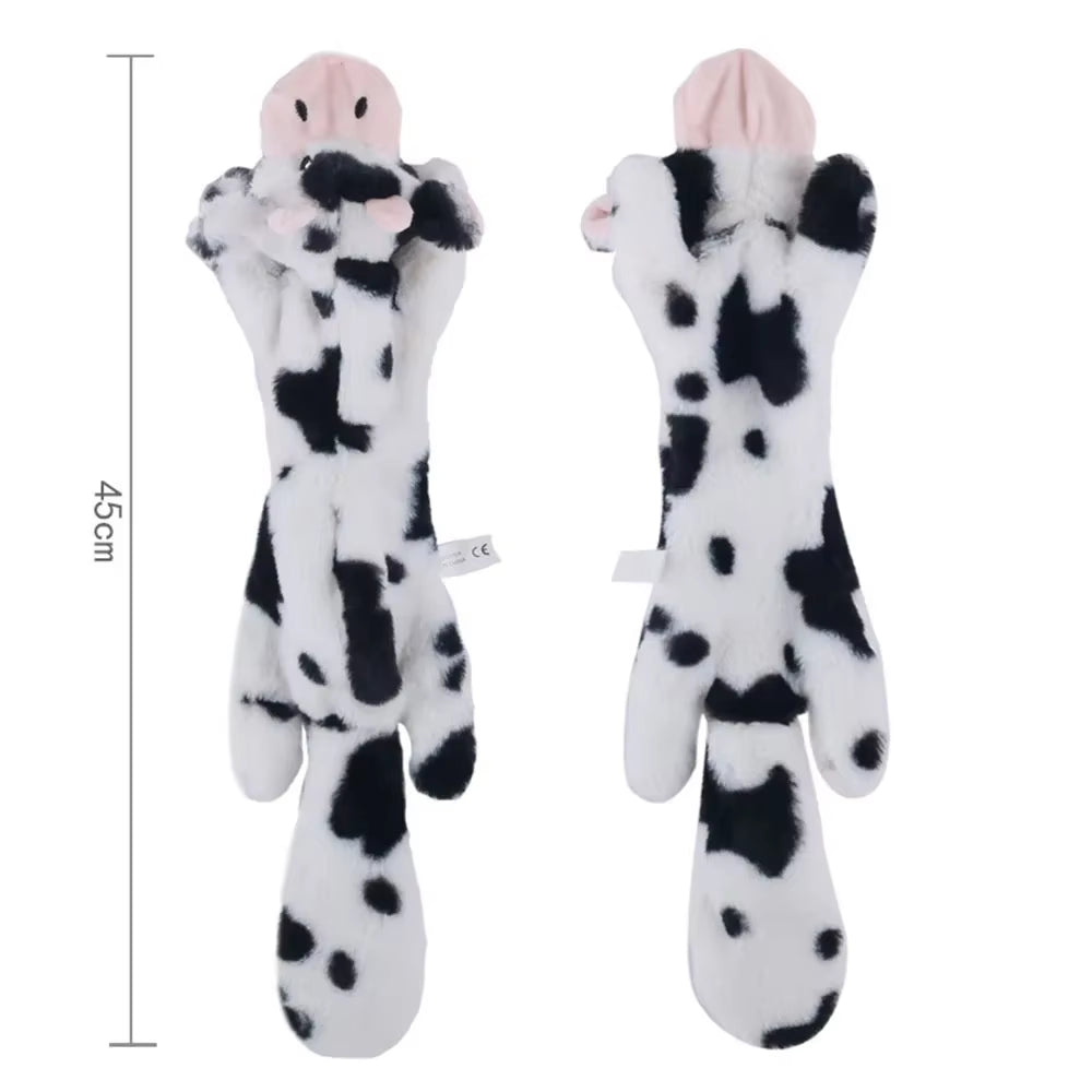No-Stuffing Squeaky Plush Dog Toy