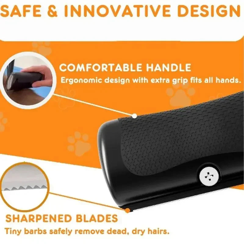Pet Deshedding Brush for Dogs and Cats