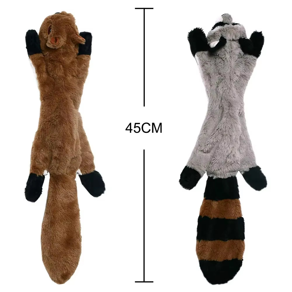 No-Stuffing Squeaky Plush Dog Toy